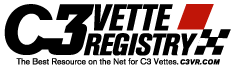 Click to visit the Official C3 Vette Registry